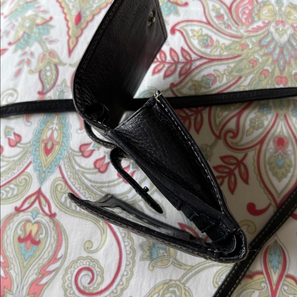 Brighton Black Embossed Wallet with Belt - Picture 6 of 6